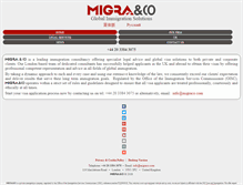 Tablet Screenshot of migraco.com